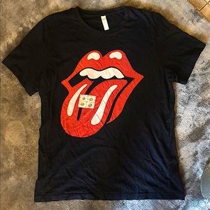 Rolling Stones Lips Tongue Acid Trip LSD Tshirt